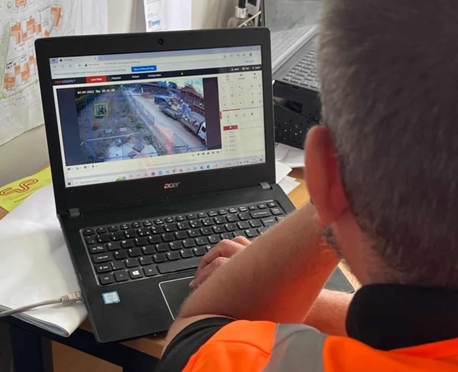 construction site security and cctv